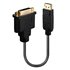 41004 adaptador de cable de vídeo 0,15 m DisplayPort DVI-D Negro