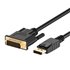 EC1442 adaptador de cable de vídeo 3 m DisplayPort DVI-D Negro