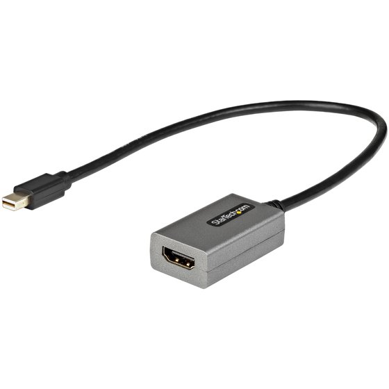 Adaptador Mini DisplayPort a HDMI - 1080p - Monitor/pantalla mDP 1.2 a HDMI - Dongle Convertidor Mini DP a HDMI - Cable de 30cm 