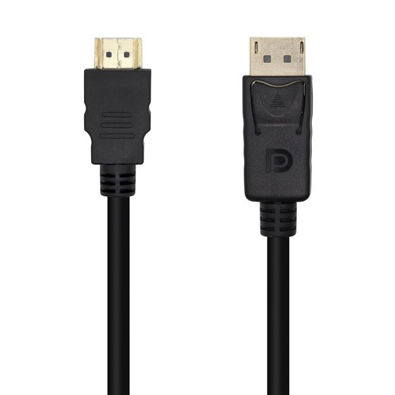 Cable Conversor DisplayPort A HDMI, DP/M-HDMI/M, Negro, 3.0m