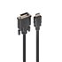 EC1350 adaptador de cable de vídeo 2 m HDMI tipo A (Estándar) DVI-D Negro