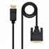 Cable Conversor DisplayPort a DVI, DP/M - DVI/M, Negro, 1 m