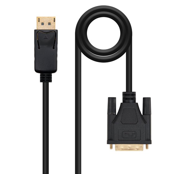Cable Conversor DisplayPort a DVI, DP/M - DVI/M, Negro, 1 m