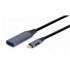 A-USB3C-DPF-01 adaptador de cable de vídeo 0,15 m USB Tipo C DisplayPort Negro, Gris