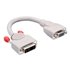 41222 adaptador de cable de vídeo 0,2 m DVI-A VGA (D-Sub) Gris