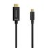 Cable Conversor USB-C A HDMI 4K@30Hz, USB-C/M-HDMI/M, Negro, 1.8M