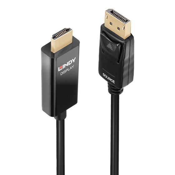 40926 adaptador de cable de vídeo 2 m DisplayPort HDMI tipo A (Estándar) Negro