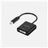 APPC51 adaptador de cable de vídeo 0,13 m USB Tipo C DVI Negro