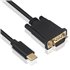 EC1052 adaptador de cable de vídeo 1,8 m USB Tipo C VGA (D-Sub)