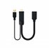 Conversor HDMI 2.0 a DisplayPort V1.2 Negro, 20 cm