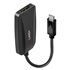 43337 adaptador de cable de vídeo 0,13 m USB Tipo C DisplayPort Negro