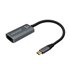 Conversor Aluminio USB-C a HDMI 4K@60Hz, USB-C/M-HDMI/H, Gris, 15cm