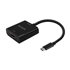 Conversor USB-C A HDMI 4K@30Hz, USB-C/M-HDMI/H, Negro, 15cm