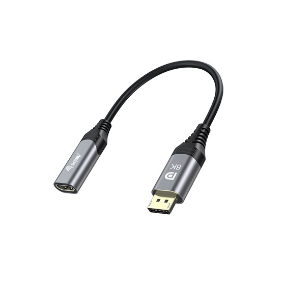 Adaptador DisplayPort 1.4 a HDMI, 8K/60Hz