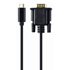 A-CM-VGAM-01 adaptador de cable de vídeo 2 m USB C VGA (D-Sub) Negro