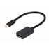 A-CM-DPF-02 adaptador de cable de vídeo 0,15 m USB Tipo C DisplayPort Negro