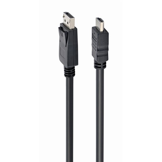 DisplayPort - HDMI, 3m HDMI tipo A (Estándar) Negro