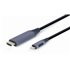 CC-USB3C-HDMI-01-6 adaptador de cable de vídeo 1,8 m USB Tipo C HDMI tipo A (Estándar) Negro, Gris