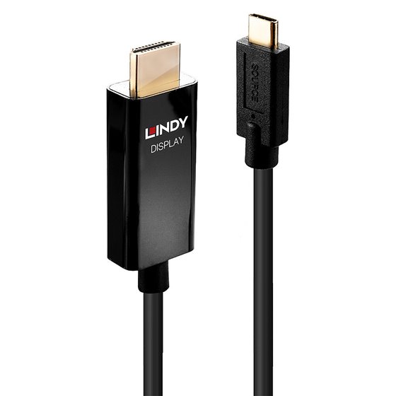 43291 adaptador de cable de vídeo 1 m USB Tipo C HDMI tipo A (Estándar) Negro