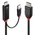 41498 adaptador de cable de vídeo 1 m HDMI + USB Type-A DisplayPort Negro