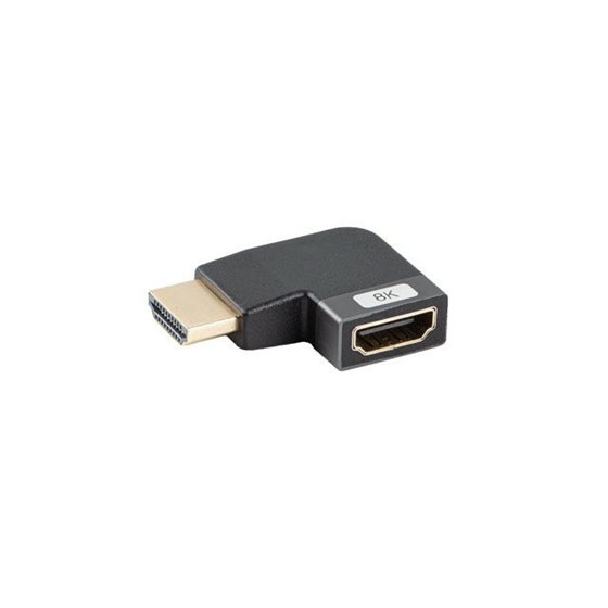 AD-HDMI-09 adaptador de cable de vídeo HDMI tipo A (Estándar) Negro, Plata