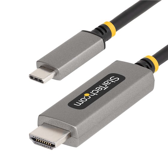 Cable Adaptador de 2m USB-C a HDMI - 8K 60Hz - 4K 144Hz - HDR10 - Cable Conversor de Vídeo USB tipo C a HDMI 2.1 - Modo Alt DP -