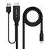 Cable Conversor HDMI a USB-C, Negro, 1.8 m