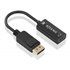 CONVERSOR DISPLAYPORT A HDMI 4K@60HZ, DP/M-HDMI/H, NEGRO, 15CM