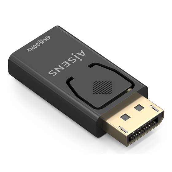 Conversor Displayport A HDMI 4K@30Hz, DP/M-HDMI/H, Negro