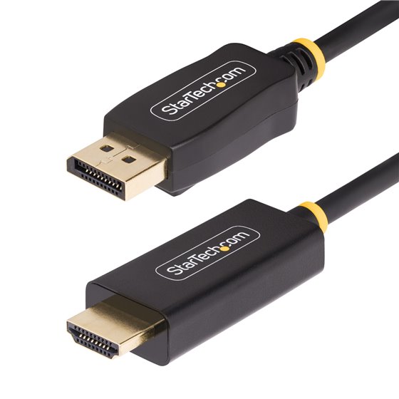 Cable Adaptador DisplayPort a HDMI de 1m - 4K 60Hz con HDR - Cable DP a HDMI 2.0b - Conversor Activo de Vídeo - Convertidor Disp