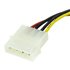 Cable Adaptador de 15cm de Alimentación MOLEX LP4 4 Pines a SATA 15 Pines