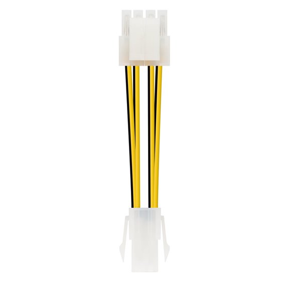 CABLE ALIM. 4PIN/H-4+4PIN/M 15CM