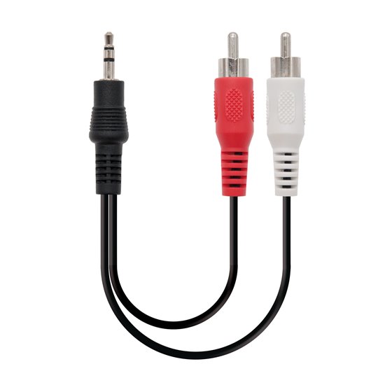 CABLE AUDIO ESTEREO 3.5/M-2xRCA/M 1.5 M