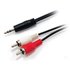 14709207 cable de audio 2,5 m 3,5mm 2 x RCA Negro