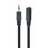 1.5 m, 3.5mm/3.5mm, M/F cable de audio 1,5 m 3,5mm Negro