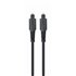 Toslink, 2m cable de audio Negro