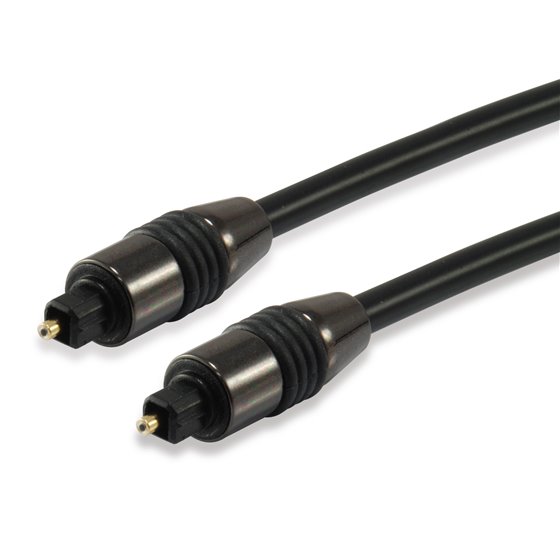 147921 cable de audio 1,8 m Toslink Negro