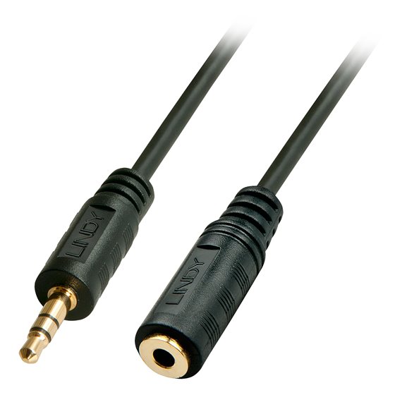 35654 cable de audio 5 m 3,5mm Negro