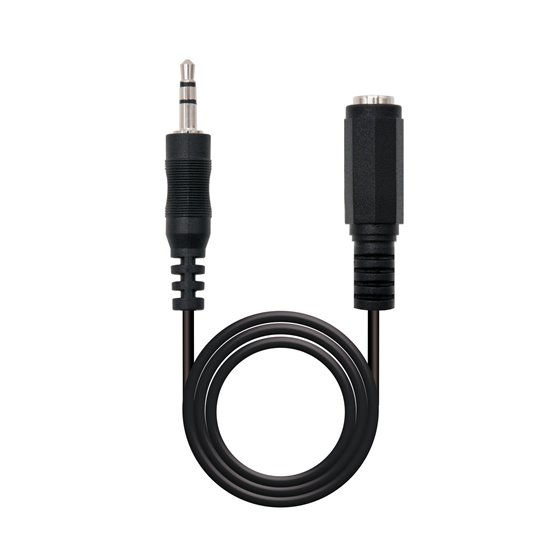 10.24.0205 cable de audio 5 m 3,5mm Negro
