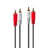 35663 cable de audio 5 m 2 x RCA Negro, Rojo, Blanco