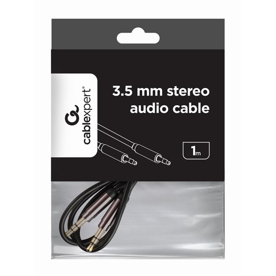CCAP-444-1M cable de audio 3,5mm Negro