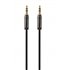 Cable CCAP-444-0.75M (Mini Jack M - Mini Jack M  0,75m  black color) cable de audio 3,5mm Negro