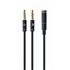 Adapter audio stereo 3.5mm mini Jack/4PIN/ cable de audio 0,2 m 3,5mm 2 x 3.5mm Negro
