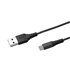 USBLIGHTNYL25BK cable de conector Lightning 0,25 m Negro