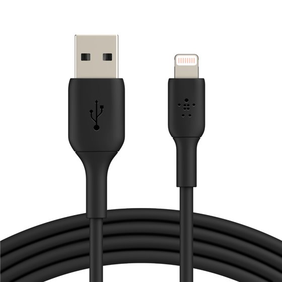 CAA001BT1MMG cable de conector Lightning 1 m Negro