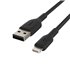 CAA002BT0MBK cable de conector Lightning 0,15 m Negro