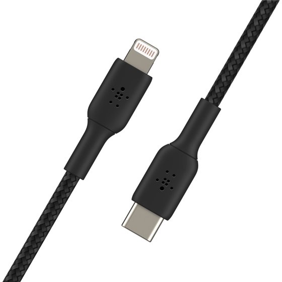 CAA004BT1MBK cable de conector Lightning 1 m Negro