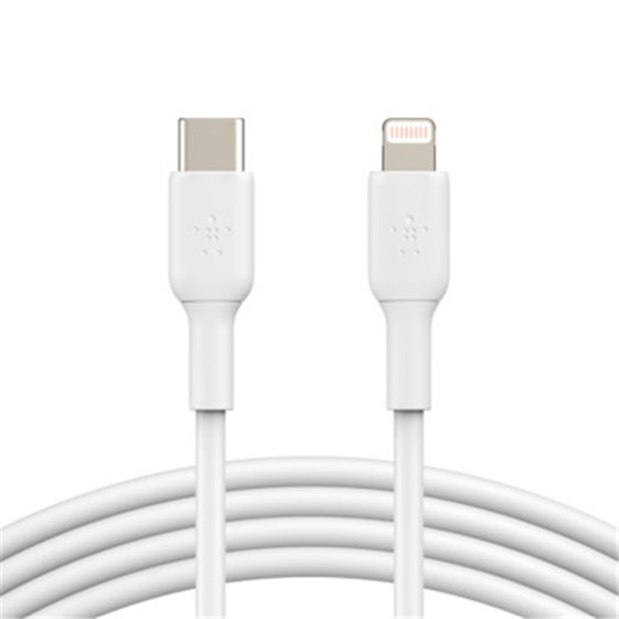 CAA003BT1MWH cable de conector Lightning 1 m Blanco