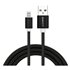 ECI-2B cable de conector Lightning 1 m Negro