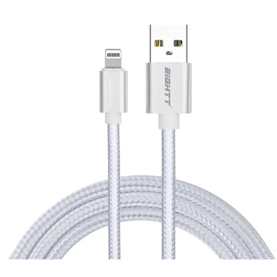 ECI-2S cable de conector Lightning 1 m Plata